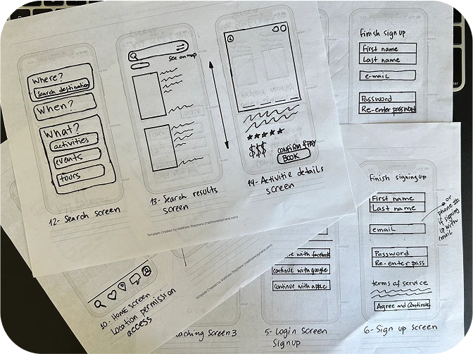 GOEXPP - Sketching & Wireframing